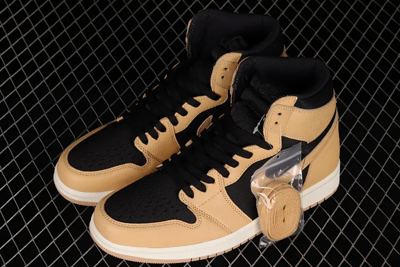 All categories Air Jordan Jordan series basketball shoes Air Jordan 1 High Air Jordan 1 "Obsidian" AJ1 Joe 1 milk brown high-top basketball shoes 555088-202